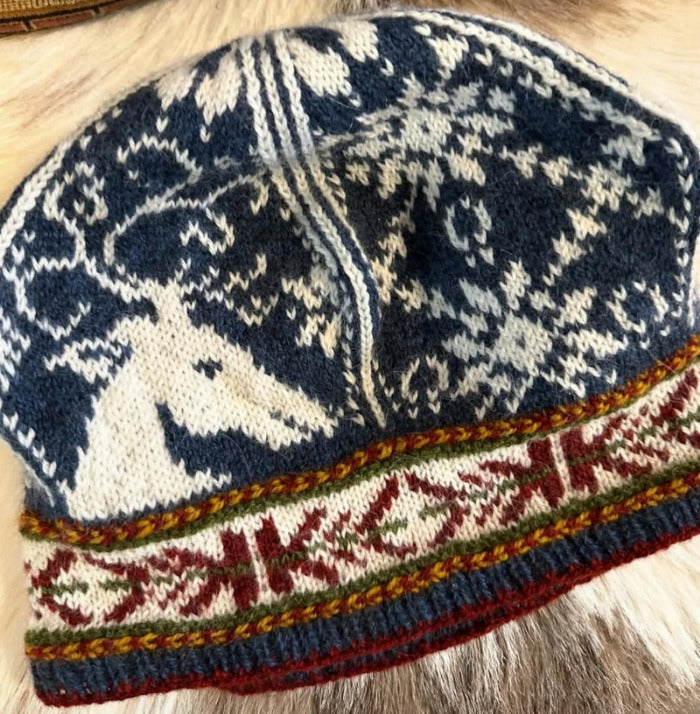 Reindeer Tracks 5-Sided Cap